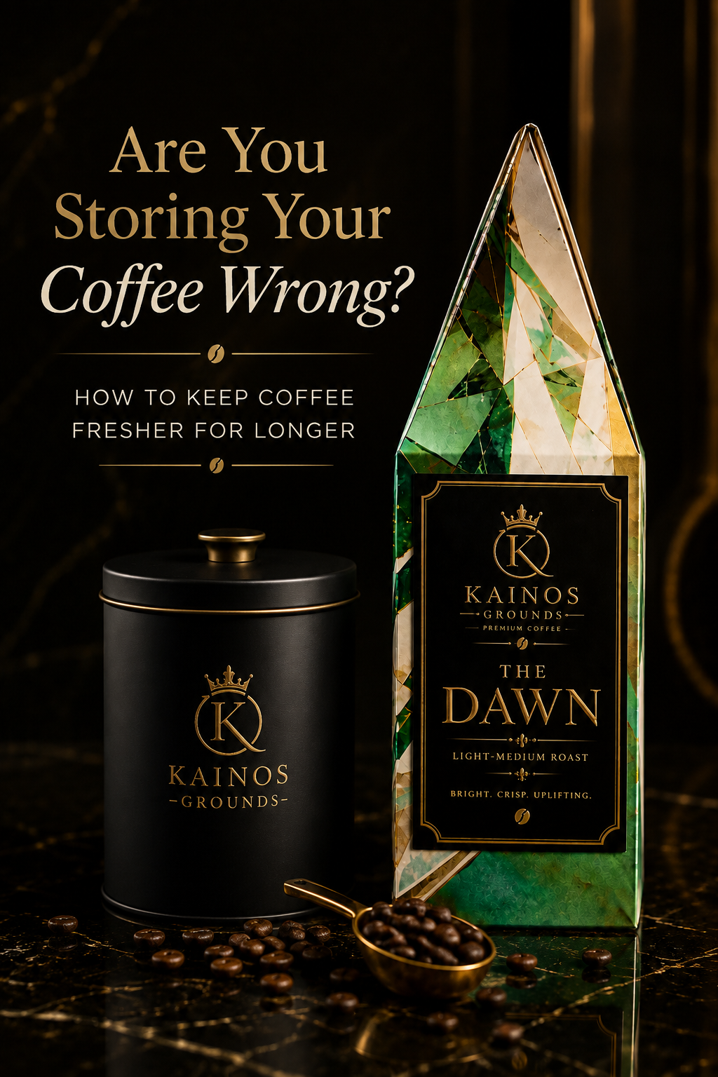 Are You Storing Your Coffee Wrong? How to Keep Coffee Fresher for Longer  By Kainos Grounds