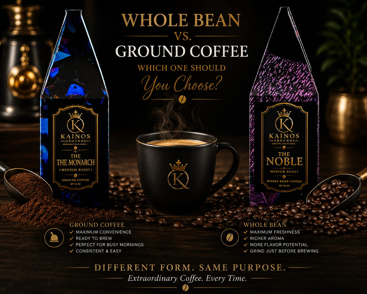 Whole Bean Coffee vs. Ground Coffee: Which One Should You Choose?
