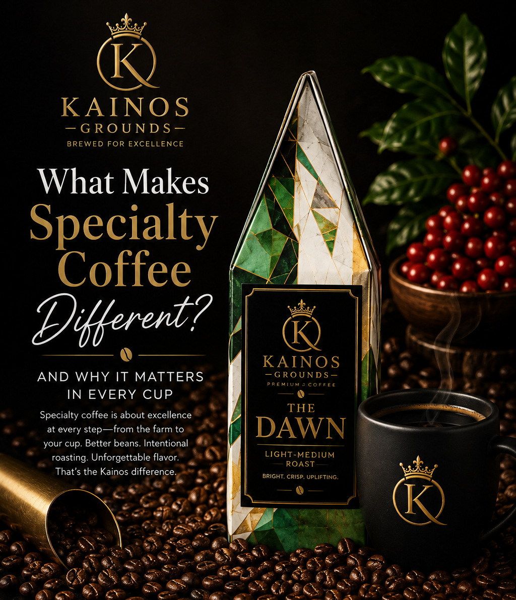 What Makes Specialty Coffee Different? And Why It Matters in Every Cup  By Kainos Grounds