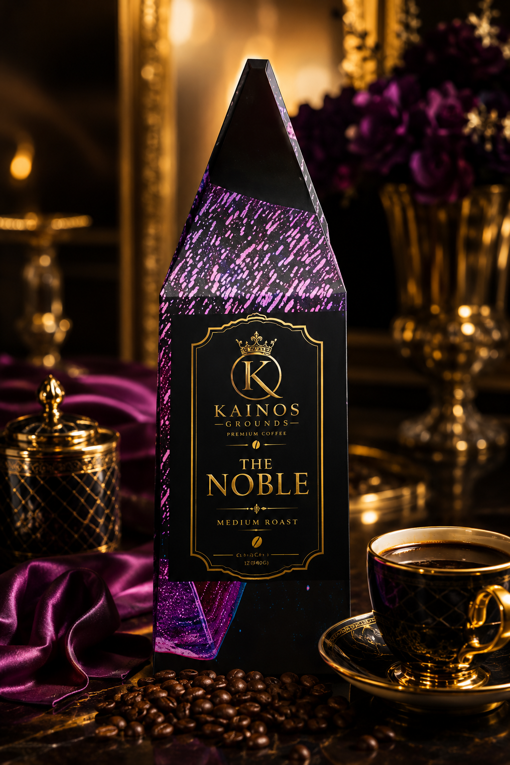 The Noble™ | Premium Medium Roast Whole Bean Coffee | Kainos Grounds
